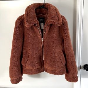 Gap teddy jacket size small - new